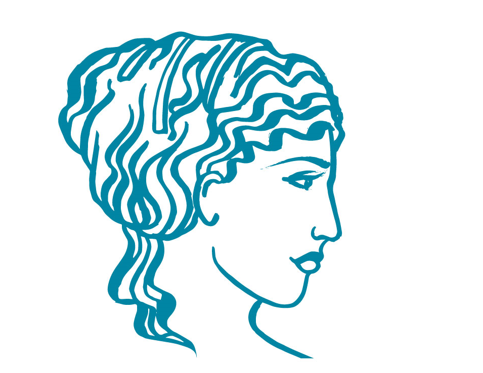 Emblème Eunomia — profil grec